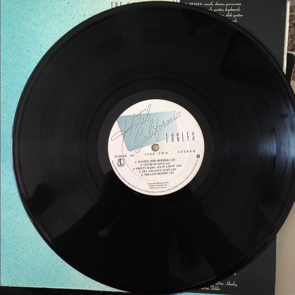 Hotel California record by The Eagles